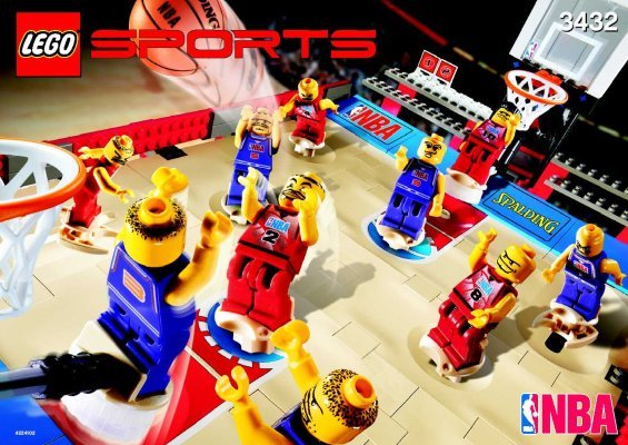 Building Instructions - LEGO - 3432 - NBA Challenge: Page 1