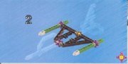 Building Instructions - LEGO - 3502 - GREEN JET PLANE: Page 9