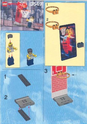 Building Instructions - LEGO - 3549 - Practice Shooting: Page 1