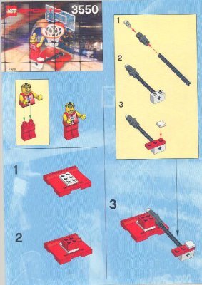 Building Instructions - LEGO - 3550 - Jump & Shoot: Page 1