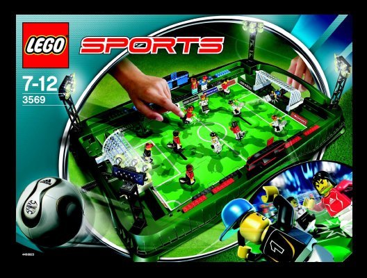 Building Instructions - LEGO - 3569 - Table Top Soccer: Page 1