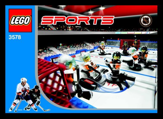 Building Instructions - LEGO - 3578 - NHL Championship Challenge: Page 1