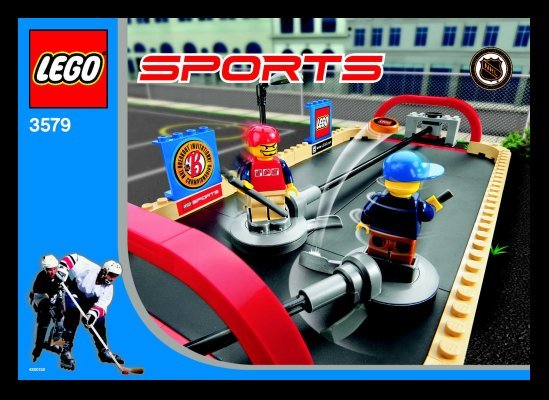 Building Instructions - LEGO - 3579 - NHL Street Hockey: Page 1