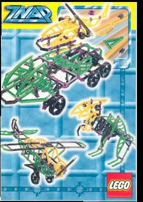 Building Instructions - LEGO - 3591 - GREEN HELOCOPTER TRANSP.W.MOTO: Page 1