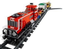 3677 - Red Cargo Train