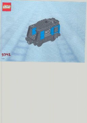 Building Instructions - LEGO - 3742 - TENDER BASIS: Page 1