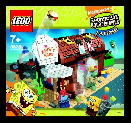 Building Instructions - LEGO - 3825 - Krusty Krab: Page 1