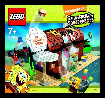 Building Instructions - LEGO - 3825 - Krusty Krab: Page 1