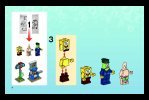 Building Instructions - LEGO - 3830 - The Bikini Bottom Express: Page 4