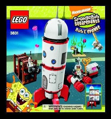 Building Instructions - LEGO - 3831 - Rocket Ride: Page 1