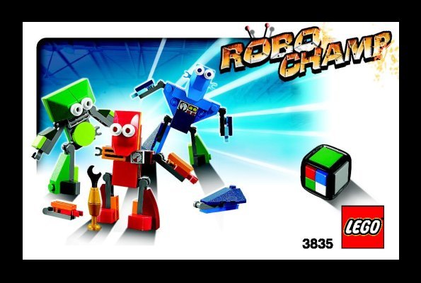 Building Instructions - LEGO - 3835 - Robo Champ: Page 1