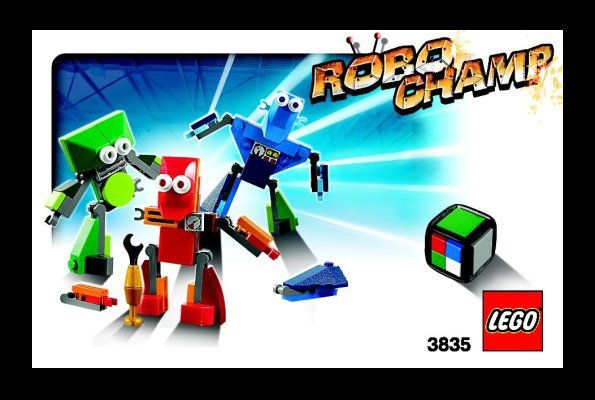 Building Instructions - LEGO - 3835 - Robo Champ: Page 1