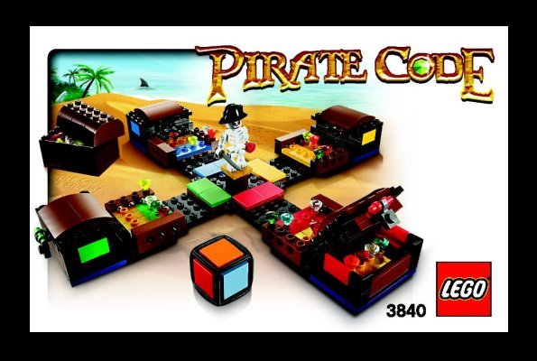 Building Instructions - LEGO - 3840 - Pirate Code: Page 1