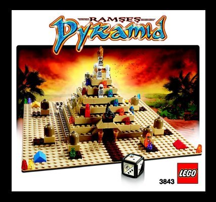 Building Instructions - LEGO - 3843 - Ramses Pyramid: Page 1