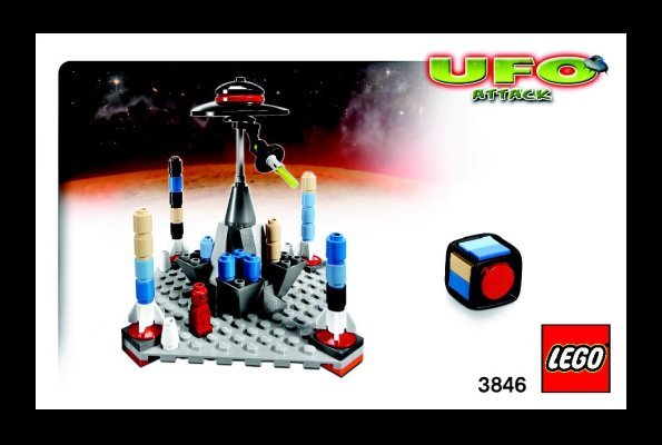 Building Instructions - LEGO - 3846 - UFO Attack: Page 1