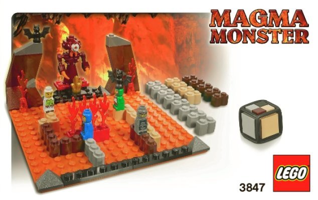 Building Instructions - LEGO - 3847 - Magma Monster: Page 1