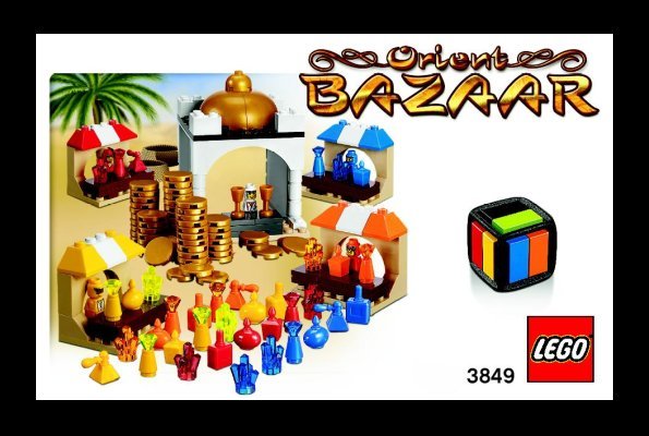 Building Instructions - LEGO - 3849 - Gold Oasis: Page 1