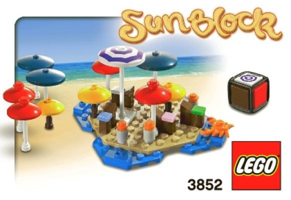 Building Instructions - LEGO - 3852 - Sunblock: Page 1