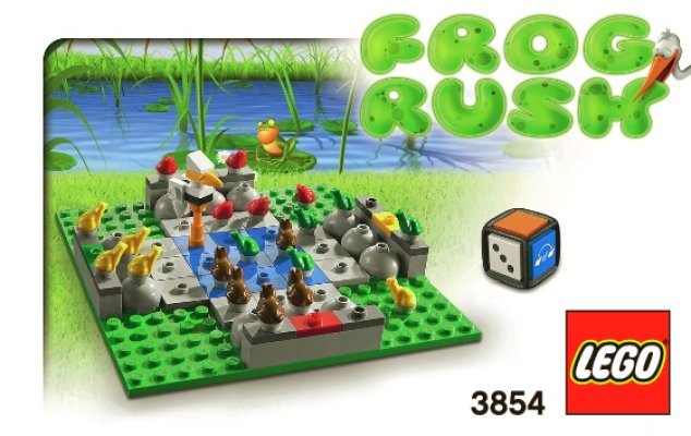 Building Instructions - LEGO - 3854 - Frog Rush: Page 1