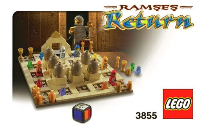 Building Instructions - LEGO - 3855 - Ramses Return: Page 1