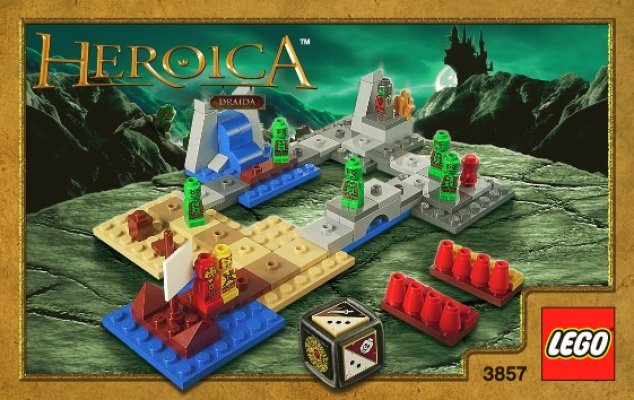 Building Instructions - LEGO - 3857 - HEROICA Draida Bay: Page 1