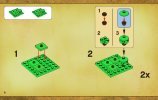 Building Instructions - LEGO - 3858 - Heroica Waldurk Forest: Page 4