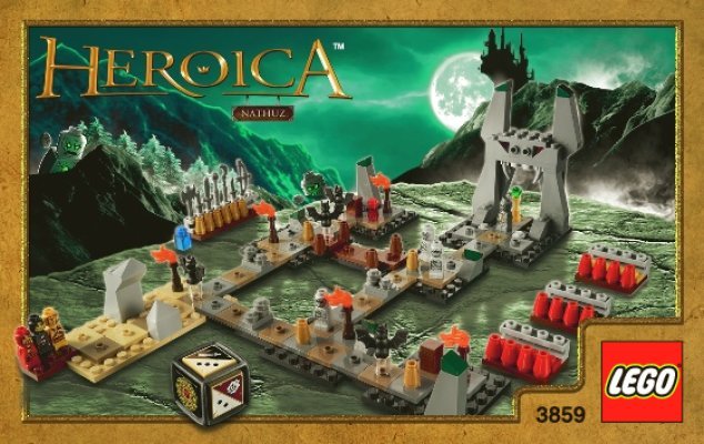 Building Instructions - LEGO - 3859 - Heroica Caverns of Nathuz: Page 1