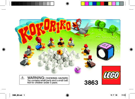 Building Instructions - LEGO - 3863 - Kokoriko: Page 1