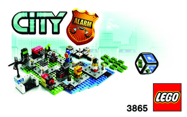 Building Instructions - LEGO - City - 3865 - LEGO® City Alarm: Page 1