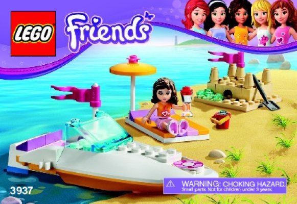 Building Instructions - LEGO - 3937 - Olivia's Speedboat: Page 1