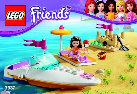 Building Instructions - LEGO - 3937 - Olivia's Speedboat: Page 1