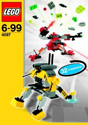 Building Instructions - LEGO - 4097 - Mini Robots: Page 1