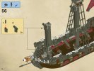 Building Instructions - LEGO - 4195 - Queen Anne's Revenge: Page 56