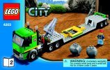 Building Instructions - LEGO - City - 4203 - Excavator Transport: Page 1