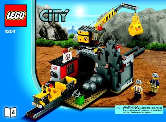 Building Instructions - LEGO - City - 4204 - The Mine: Page 1