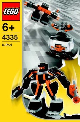 Building Instructions - LEGO - 4335 - Black Robots Pod: Page 1