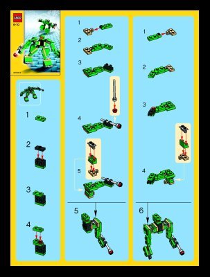 Building Instructions - LEGO - 4346 - Robots: Page 1