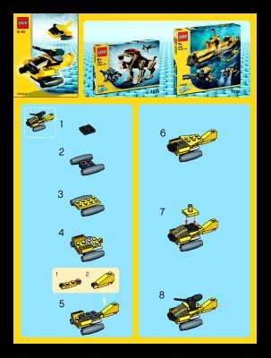 Building Instructions - LEGO - 4348 - Planes: Page 1