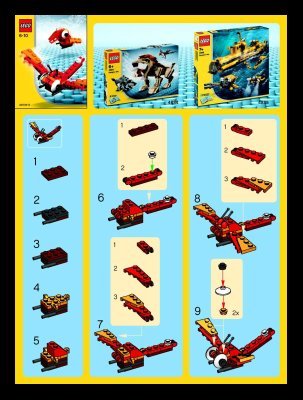 Building Instructions - LEGO - 4349 - Creatures: Page 1