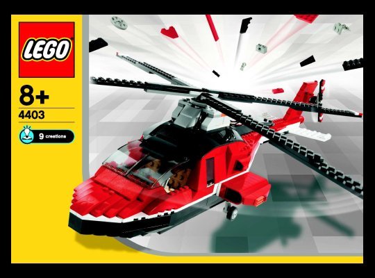 Building Instructions - LEGO - 4403 - Air Blazers: Page 1