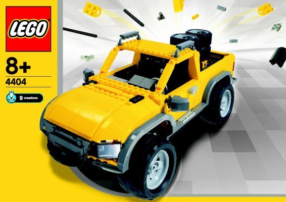 Building Instructions - LEGO - 4404 - Land Busters: Page 1