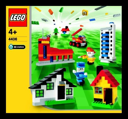 Building Instructions - LEGO - 4406 - Buildings: Page 1