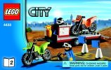 Building Instructions - LEGO - 4433 - Dirt Bike Transporter: Page 1