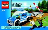 Building Instructions - LEGO - 4436 - Patrol Car: Page 1