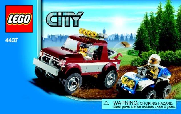 Building Instructions - LEGO - City - 4437 - Police Pursuit: Page 1