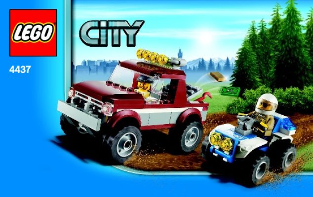 Building Instructions - LEGO - City - 4437 - Police Pursuit: Page 1