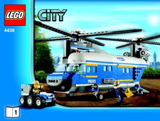 Building Instructions - LEGO - City - 4439 - Heavy-Lift Helicopter: Page 1