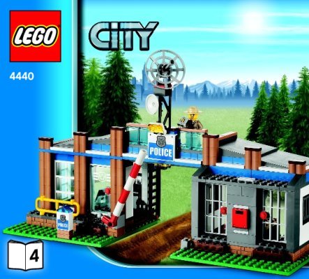 Building Instructions - LEGO - 4440 - Forest Police Station: Page 1