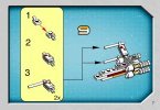 Building Instructions - LEGO - 4484 - MINI X-wing Fighter™ & TIE Advanced™: Page 7