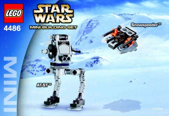 Building Instructions - LEGO - 4486 - MINI AT-ST™ & Snowspeeder™: Page 1